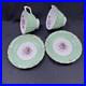 ROYAL-CROWN-DERBY-Kendal-Rose-Green-Tea-Cups-Saucers-Set-Of-2-Vintage-Rare-01-pz