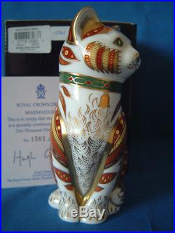 Royal Crown Derby Marmaduke The Cat Paperweight Ltd. Ed