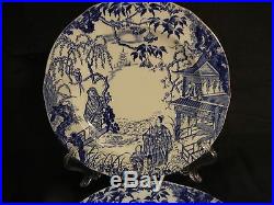 Royal Crown Derby Mikado 5 Brunch / Luncheon Plates 9 1922-7 Exc