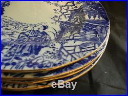 Royal Crown Derby Mikado 5 Brunch / Luncheon Plates 9 1922-7 Exc