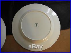 Royal Crown Derby Mikado 5 Brunch / Luncheon Plates 9 1922-7 Exc