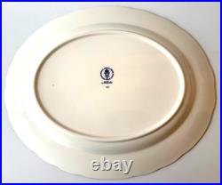 ROYAL CROWN DERBY MIKADO BLUE 13x11 OVAL SERVING PLATTER