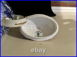 ROYAL CROWN DERBY MIKADO RARE all 1927 VINTAGE MATCHED TEAPOT, CREAM-SUGAR