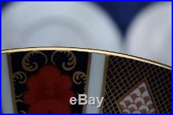 ROYAL CROWN DERBY OLD IMARI 10.5 INCH / 26.5cm PLATES x 6 SECONDS QUALITY