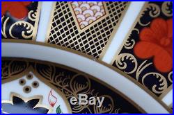 ROYAL CROWN DERBY OLD IMARI 10.5 INCH / 26.5cm PLATES x 6 SECONDS QUALITY