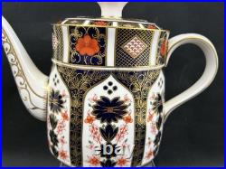 ROYAL CROWN DERBY OLD IMARI 1128(1)7 1/4 TEAPOT 5 CUPPerfect England