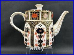 ROYAL CROWN DERBY OLD IMARI 1128(1)7 1/4 TEAPOT 5 CUPPerfect England