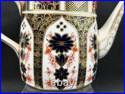 ROYAL CROWN DERBY OLD IMARI 1128(1)7 1/4 TEAPOT 5 CUPPerfect England