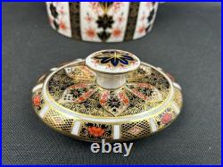 ROYAL CROWN DERBY OLD IMARI 1128(1)7 1/4 TEAPOT 5 CUPPerfect England
