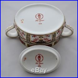 Royal Crown Derby Old Imari Japan 1128 Lidded Sucrier/sugar Bowl 1st Quality