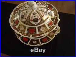 Royal Crown Derby Old Imari Soup Tureen And Underplate