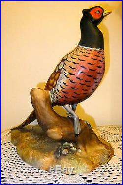 Royal Crown Derby Rare Pheasant Signed J. Brown (large)