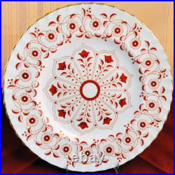 ROYAL CROWN DERBY ROUGEMONT Dinner Plate 10.5 NEW NEVER USED made in England