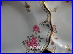 ROYAL CROWN DERBY ROYAL PINXTON ROSES A1155 (c. 1978) DINNER PLATE- EXCELLENT