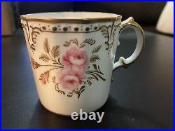 ROYAL CROWN DERBY ROYAL PINXTON ROSES Demi Cup Not Sure If Ever Used England