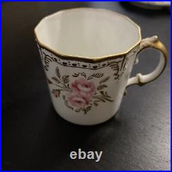 ROYAL CROWN DERBY ROYAL PINXTON ROSES Demi Cup Not Sure If Ever Used England