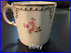 ROYAL CROWN DERBY ROYAL PINXTON ROSES Demi Cup Not Sure If Ever Used England