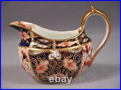 ROYAL CROWN DERBY ROYAL Traditional Imari Sugar Bowl Creamer Milk Jug 2451