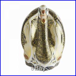 ROYAL CROWN DERBY SWAN OLD IMARI SOLID GOLD BAND 1st Quality Paperweights NEW