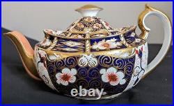 ROYAL CROWN DERBY TRADITIONAL IMARI MINI TEAPOT & LID #2451 (See Pictures)