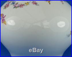 ROYAL CROWN DERBY Vase c1896 Gilded Hand Painted BIRD & Roses Pattern