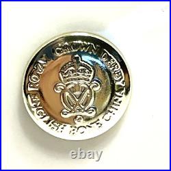 ROYAL CROWN DERBY White Swan Paperweight 22K Gold Gild Lotus Flowers Dragonfly