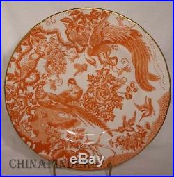 ROYAL CROWN DERBY china RED AVES A74 pattern 5-piece Place Setting