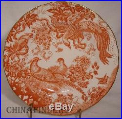 ROYAL CROWN DERBY china RED AVES A74 pattern 5-piece Place Setting