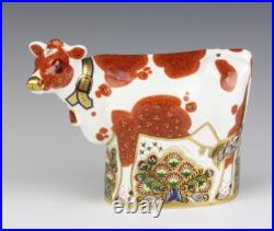 ROYAL CROWN DERBY cow figurine