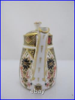 ROYAL Crown Derby 1128 OLD IMARI Bone China Full Miniature TEA SET & Oval Tray ROYAL Crown Derby 1128 OLD IMARI Bone China Full Miniature TEA SET & Oval Tray