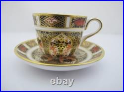 ROYAL Crown Derby 1128 OLD IMARI Bone China Full Miniature TEA SET & Oval Tray