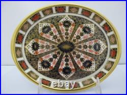 ROYAL Crown Derby 1128 OLD IMARI Bone China Full Miniature TEA SET & Oval Tray