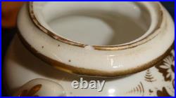 Rare 19thCentury Royal Crown Derby Hand Painted Scene Lid. Handle Urn Vase c1825