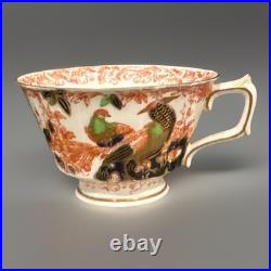 Rare Antique 1911 Royal Crown Derby Imari Teacup Saucer Demitasse Size, Marked