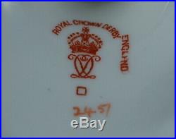 Rare Antique 1912 Royal Crown Derby 2451 Imari Pattern Comport Pedestal Dish