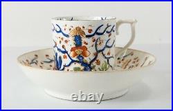 Rare Antique Royal Crown Derby George III Teacup and Saucer Tree of Life Pattern