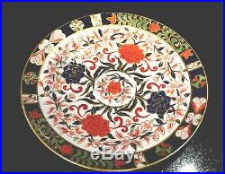 Rare Antique Royal Crown Derby Imari Dinner Plate Circa 1880