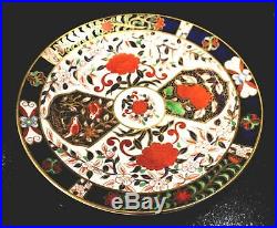 Rare Antique Royal Crown Derby Imari Dinner Plate Circa 1880