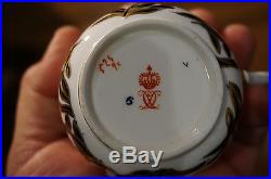 Rare Antique Royal Crown Derby Imari Tea Cup And Saucer Circa 1880