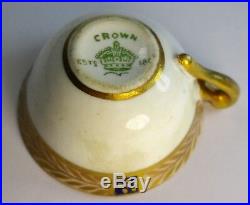 Rare Antique Royal Crown Derby Imari Tea Cup And Saucer Circa 1880