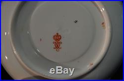 Rare Antique Royal Crown Derby Imari Tea Cup And Saucer Circa 1880