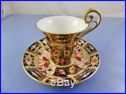 Rare Imari 2451 Cocoa Chocolate Cup & Saucer By Royal Crown Derby 1911/06