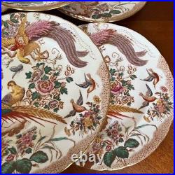 Rare Item Royal Crown Derby Old Abbey Dinner Plates Set of 6 26.6cm 1973 Mint