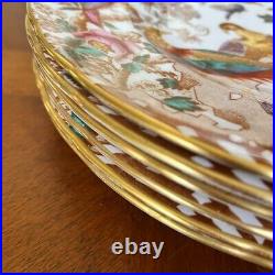 Rare Item Royal Crown Derby Old Abbey Dinner Plates Set of 6 26.6cm 1973 Mint