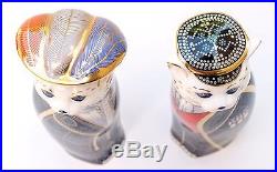 Rare NIB Royal Crown Derby Pearly King Queen Royal Cats Stepney 1989 Mile End