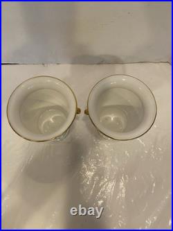 Rare Pair Of Royal Crown Derby Portman Oak Vases Year 1961 A1174