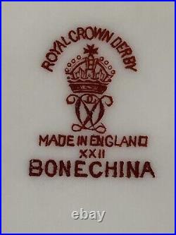 Rare ROYAL CROWN DERBY Plate Bonechina England XXII GOLDEN Birds 26.5 Cm R