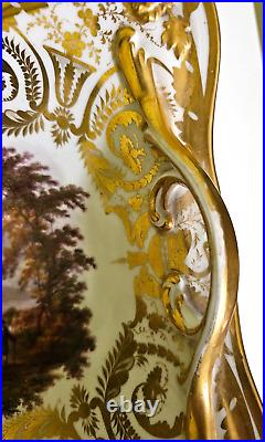 Rare Royal Crown Derby 1796-1814 Set of 3 dishes heavily gilded