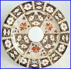 Rare Royal Crown Derby 2415 Traditional Imari 12 Inch Chop Plate Round Platter