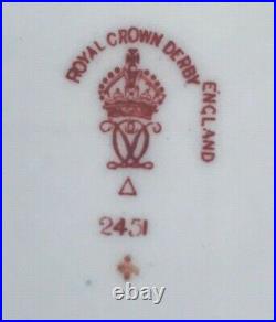Rare Royal Crown Derby 2451 Or Traditional Imari Condiment Jar Date Code 1917